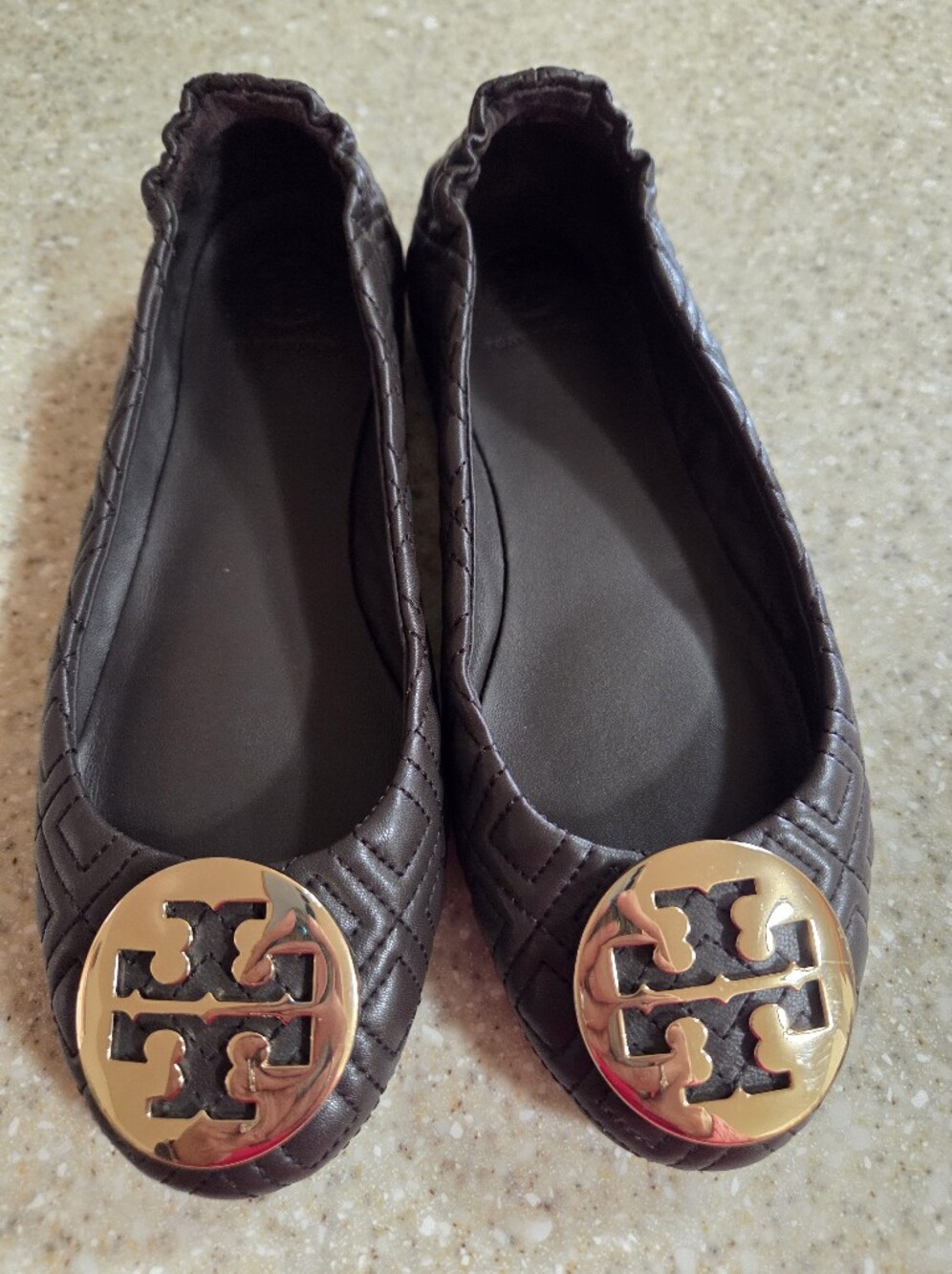 Tory Burch Minnie Travel Ballet Flat Quilted